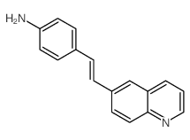 4-(2-quinolin-6-ylethenyl)aniline Structure