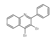 3,4-dibromo-2-phenyl-quinoline结构式