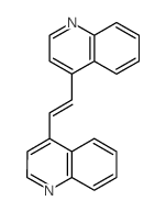4-(2-quinolin-4-ylethenyl)quinoline结构式
