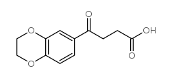 4-[3,4-(ethylenedioxy)phenyl]-4-oxobutyric acid structure