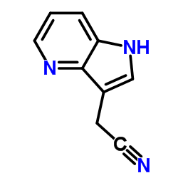 1H-吡咯并[3,2-b]吡啶-3-乙腈结构式