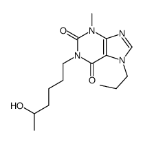 rac 5-羟基丙氧茶碱-d6结构式