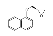R-(-)-α-萘缩水甘油醚结构式