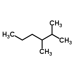 2,3-Dimethylhexane Structure