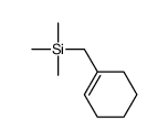 Silane, (1-cyclohexen-1-ylmethyl)trimethyl- Structure