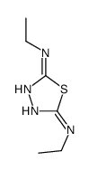 2-N,5-N-diethyl-1,3,4-thiadiazole-2,5-diamine Structure