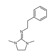 1,3-dimethyl-2-(phenethylimino)imidazolidine Structure