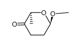 methyl (5S)-2,3,6-trideoxy-α-L-glycero-hexopyranosid-4-ulose Structure