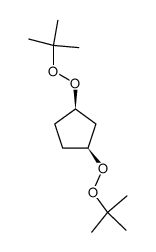 (1R,3S)-1,3-Bis-tert-butylperoxy-cyclopentane Structure