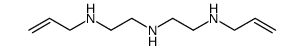 1,7-Diallyl-1,4,7-triazaheptan Structure