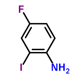 2-碘-4-氟苯胺结构式