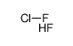 hydrogen fluoride-chlorine monofluoride complex Structure
