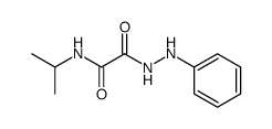 N-Isopropyl-2-oxo-2-(N'-phenyl-hydrazino)-acetamide Structure