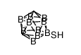 1,7-Dicarba-closo-dodecaborane-9-yl-thiol,9-Mercapto-1,7-dicarbadodecaborane (12)结构式