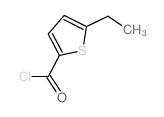 2-Thiophenecarbonyl chloride, 5-ethyl- (9CI) Structure