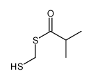 S-(sulfanylmethyl) 2-methylpropanethioate结构式