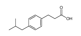 3-(4-异丁基苯基)丙酸结构式