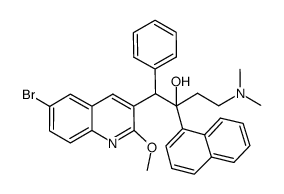 贝达奎林(非对映异构体混合物)结构式