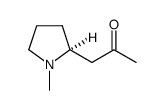 2-Propanone, 1-(1-methyl-2-pyrrolidinyl)-, (S)- (9CI)结构式