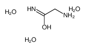 2-aminoacetamide,trihydrate Structure