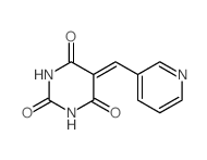 2,4,6(1H,3H,5H)-Pyrimidinetrione,5-(3-pyridinylmethylene)- Structure