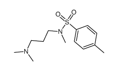 N-(3-(dimethylamino)propyl)-N,4-dimethylbenzenesulfonamide结构式