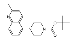 1,1-dimethylethyl 4-(2-methyl-5-quinolinyl)-1-piperazinecarboxylate Structure