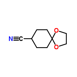 1,4-二氧杂螺[4.5]癸烷-8-甲腈结构式