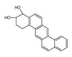 (3S,4S)-1,2,3,4-tetrahydronaphtho[1,2-b]phenanthrene-3,4-diol结构式