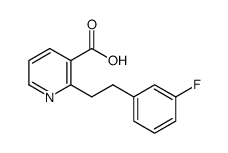 2-[2-(3-fluorophenyl)ethyl]nicotinic acid Structure