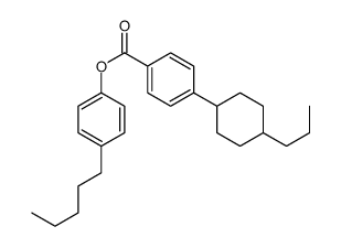 (4-pentylphenyl) 4-(4-propylcyclohexyl)benzoate结构式