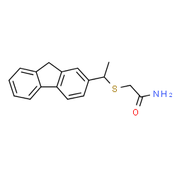 (1-(2-Fluorenyl)-aethylmercapto)essigsaeureamid [German]结构式