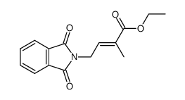 ethyl 2-methyl-4-phthalimidobut-2-enoate结构式
