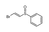 (E)-((2-bromoethenyl)sulfinyl)benzene结构式
