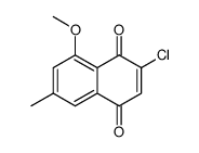 3-chloro-5-methoxy-7-methylnaphthoquinone Structure