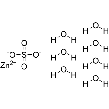 七水硫酸锌结构式