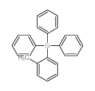 (2-methylphenyl)-triphenyl-silane结构式