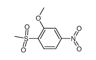1-Methanesulfonyl-2-Methoxy-4-nitrobenzene Structure