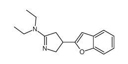 3-(1-benzofuran-2-yl)-N,N-diethyl-3,4-dihydro-2H-pyrrol-5-amine Structure