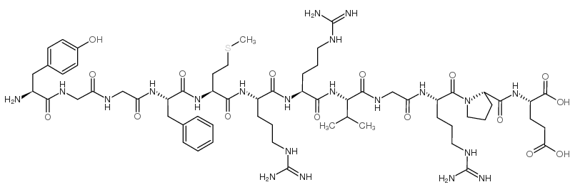 Bovine adrenal medulla dodecapeptide Structure