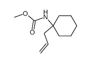 methyl (1-prop-2-en-1-ylcyclohexyl)carbamate Structure
