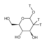 2-脱氧-d-葡萄糖-[1,2-3H-(n)]结构式