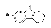 2-溴-6,7,8,9-四氢-5H-咔唑结构式