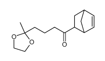 1-(Bicyclo[2.2.1]hept-5-en-2-yl)-4-(2-methyl-1,3-dioxolan-2-yl)-1-butanon结构式