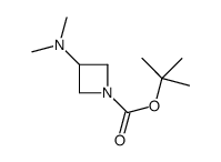 3-二甲基氨基氮杂丁烷-1-羧酸叔丁酯结构式