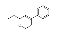 2-Ethyl-4-phenyl-5,6-dihydro-2H-pyrane结构式