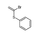 [(1-Bromoethenyl)thio]benzene结构式