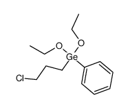 (3-chloropropyl)diethoxy(phenyl)germane结构式