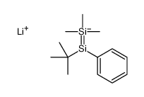 lithium,tert-butyl-phenyl-trimethylsilylsilanide Structure