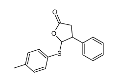 5-(4-methylphenyl)sulfanyl-4-phenyloxolan-2-one Structure